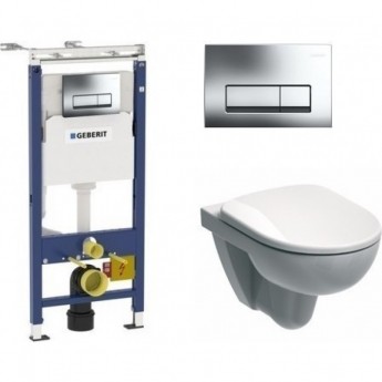 Комплект GEBERIT DUOFIX UP100 458.125.21.1 с подвесным унитазом IFO SPECIAL RP731300100 с сиденьем стандарт RP706012100