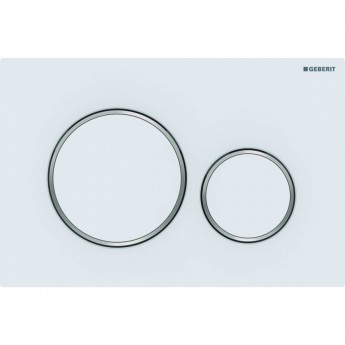 Смывная клавиша GEBERIT SIGMA 20 115.882.JT.1 не остаются отпечатки пальцев