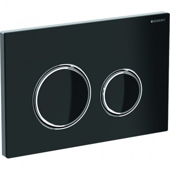 Смывная клавиша GEBERIT SIGMA 21 115.884.SJ.1 черный хром глянец