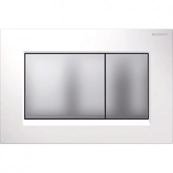 Смывная клавиша GEBERIT SIGMA 30 115.883.KL.1 белый хром матовый
