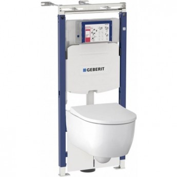 Унитаз с инсталляцией подвесной GEBERIT ICON 500.362.00.I с горизонтальным выпуском
